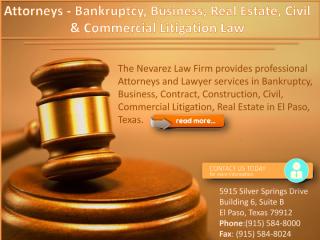 Attorneys - Bankruptcy, Business, Real Estate, Civil & Commercial Litigation Law.pdf