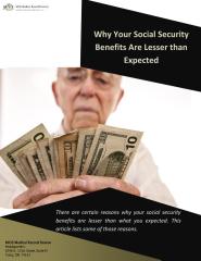 Why Your Social Security Benefits Are Lesser than Expected.pdf