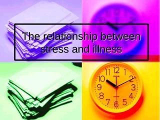 The Relationship Between Stress and Illness.ppt